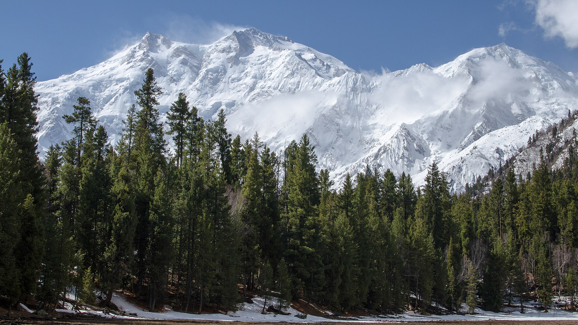 A view of Nanga Parbat (a.k.a The Killer Mountain) from Fairy Meadows